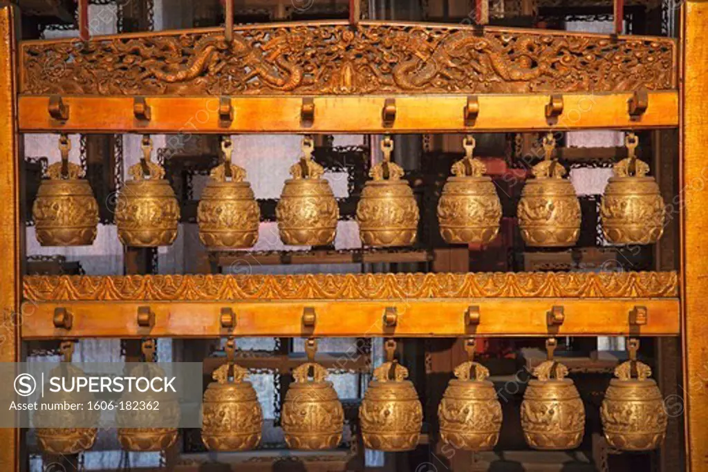 China,Beijing,Palace Museum or Forbidden City,Gallery of Treasures Museum,Set of Bells and Stone Chimes