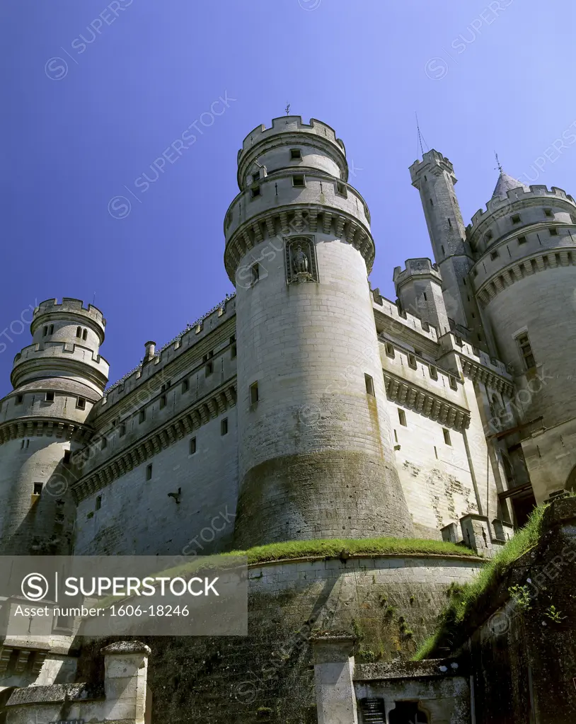 France, Picardie, Oise, Pierrefonds castle