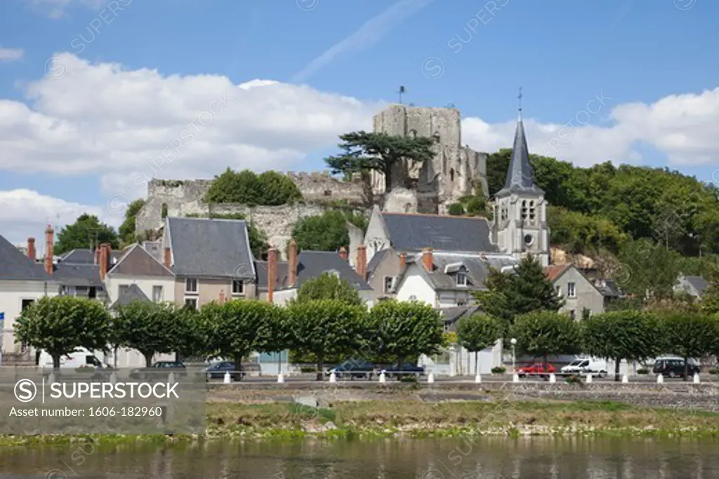 France,Loire Valley,Montrichard and the Cher River