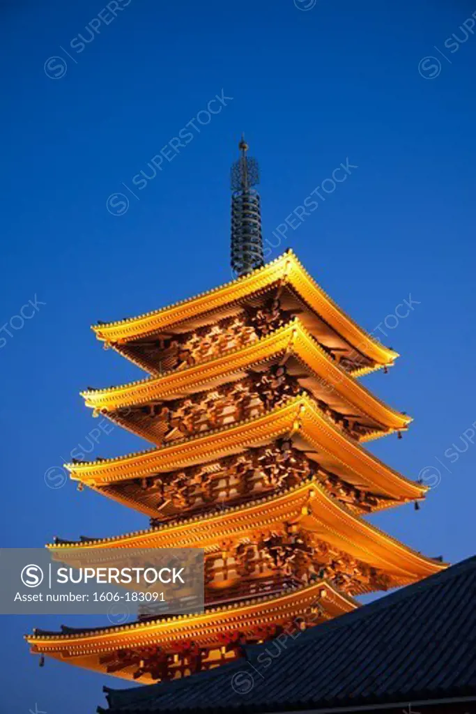 Japan,Tokyo,Asakusa,Asakusa Kannon Temple