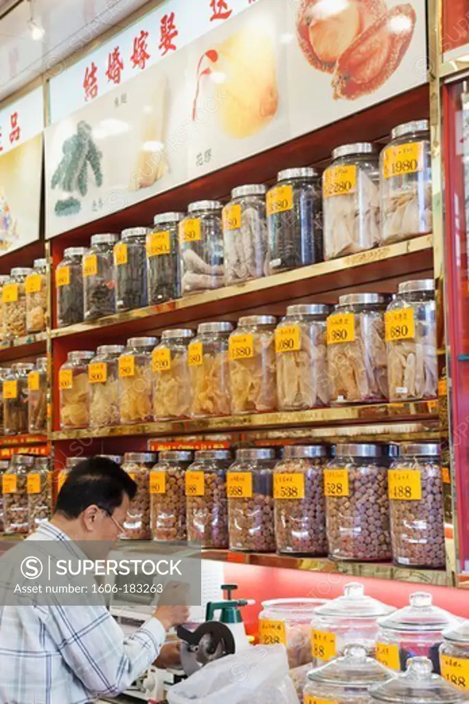 China,Hong Kong,Sheung Wan,Dried Seafood Store