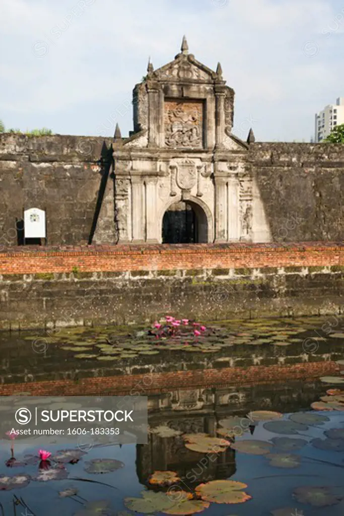 Philippines,Manila,Intramuros,Fort Santiago,Fort Santiago Gate