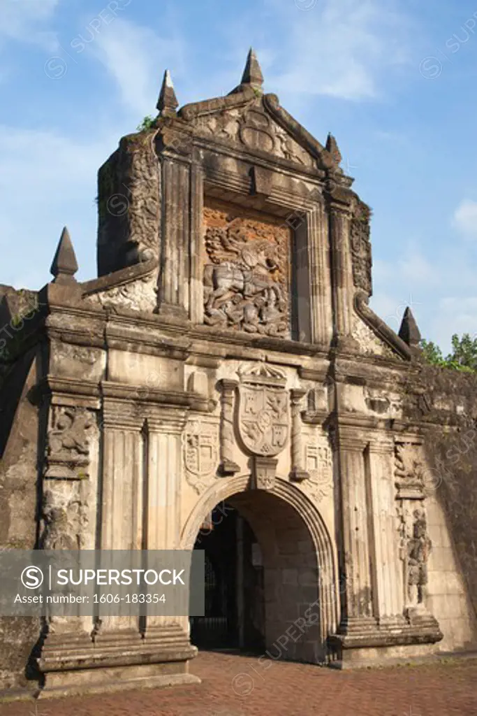 Philippines,Manila,Intramuros,Fort Santiago,Fort Santiago Gate