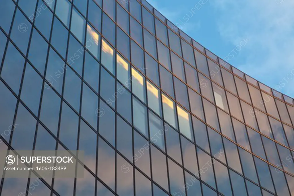 England,London,The City,Detail of Office Block Windows
