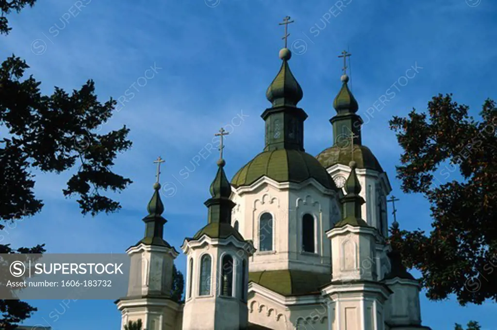 Romania, Iasi, church spires,