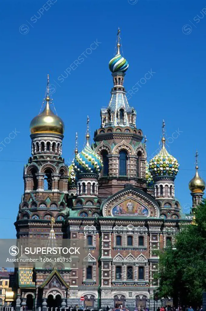 Russia, St Petersburg, Resurrection Church,