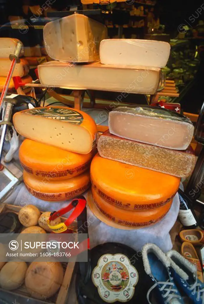Netherlands, Leiden, cheese shop,