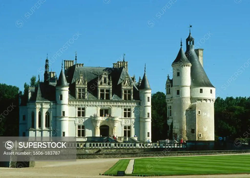 France, Loire Valley, Chenonceau, chateau, castle,