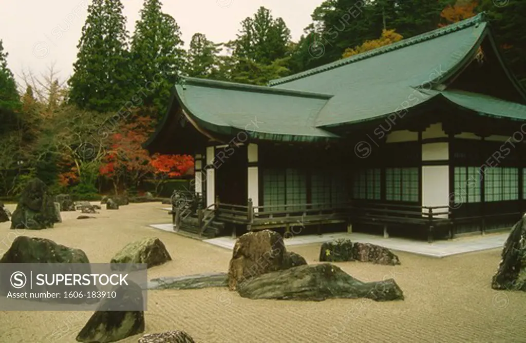 Japan, Kansai, Koya san, Kongobu-ji buddhist temple,