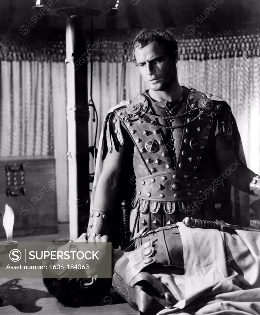 Marlon Brando and James Mason , Julius Caesar , 1953 directed by Joseph L. Mankiewicz  (Metro-Goldwyn-Mayer Pictures)