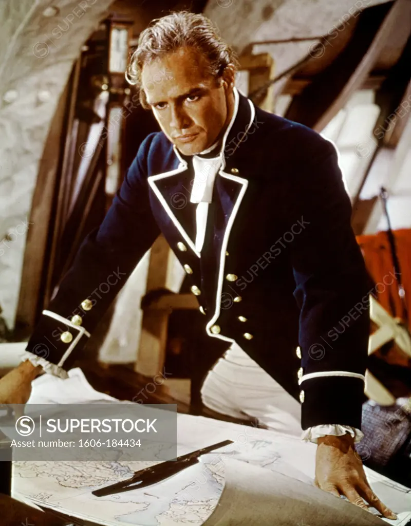 Marlon Brando , Mutiny on the Bounty , 1962 directed by Lewis Milestone  (Metro-Goldwin-Mayer Pictures)