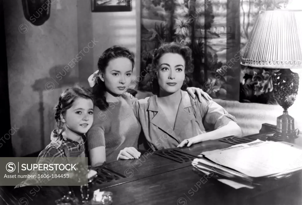 Jo Ann Marlowe, Ann Blyth and Joan Crawford , Mildred Pierce , 1945 directed by Michael Curtiz  (Warner Bros. Pictures)