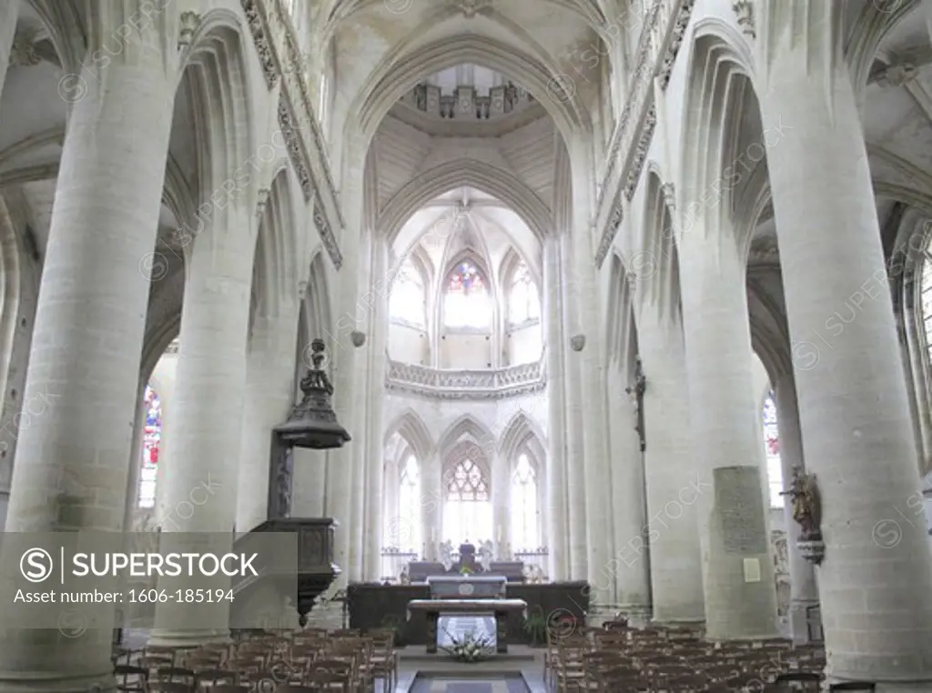 France, Manche, Normandy, Coutances city, Saint Pierre church
