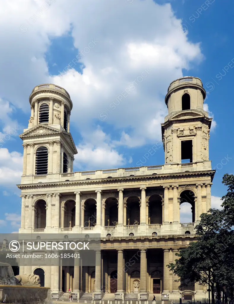 France, Paris, Saint Sulpice church