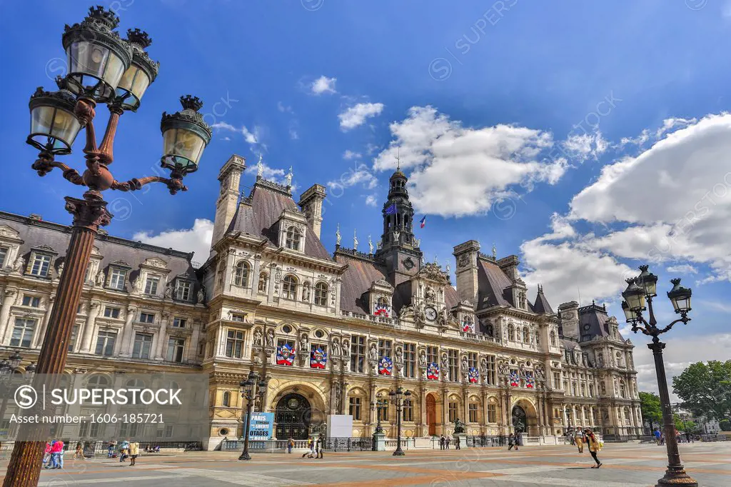 France , Paris City, City Hall Bldg.