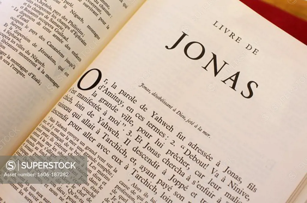 Old Testament. Book of Jonas France.