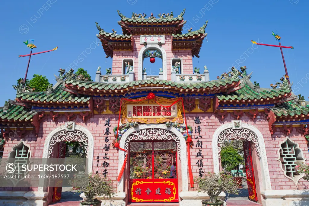 Vietnam,Hoi An,Phuc Kien Assembly Hall,Entrance Gate