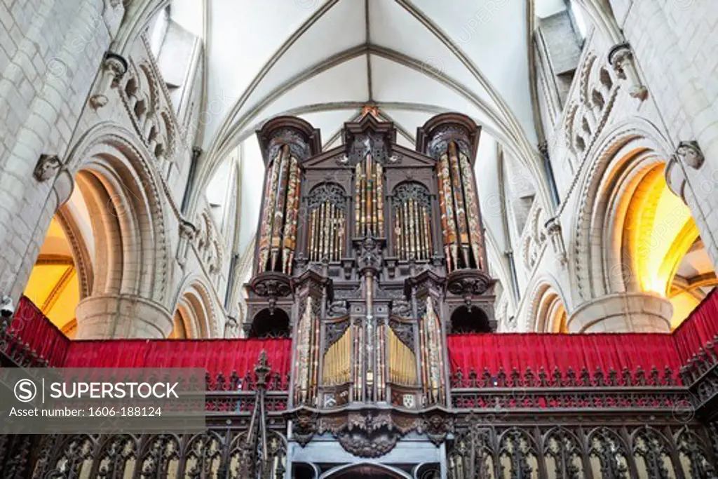 England,Gloucestershire,Gloucester,Gloucester Cathedral,The Organ