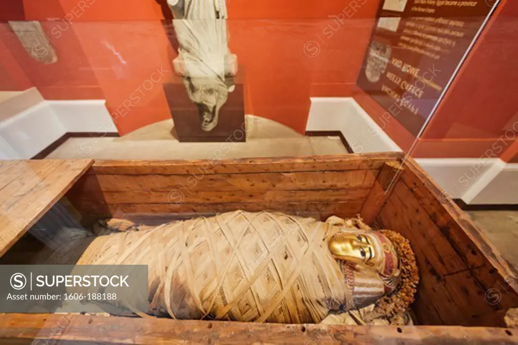England,Oxfordshire,Oxford,Ashmolean Museum,Egyptian Mummy Exhibit