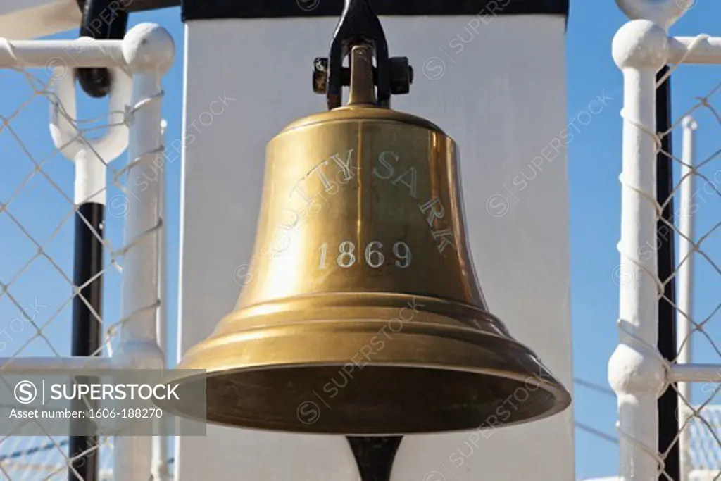 England,London,Greenwich,Cutty Sark,Ship's Bell