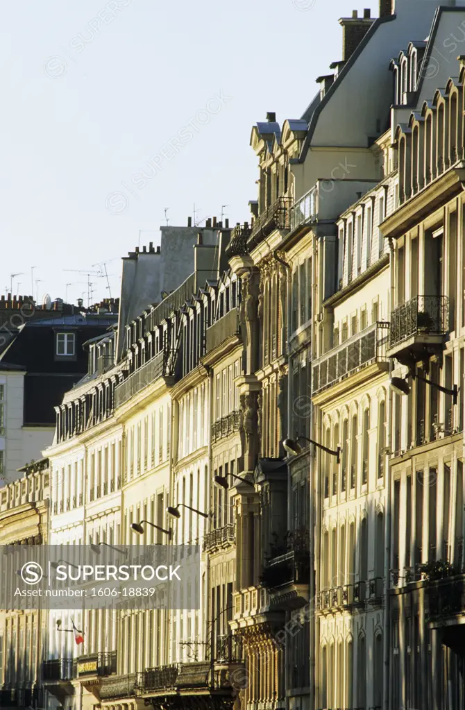 France, Paris, facades buildings