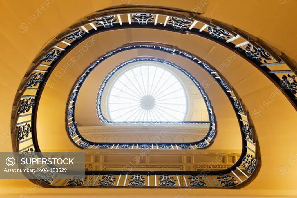 England,London,Aldwych,Somerset House,Courtauld Gallery and Museum,Stairwell
