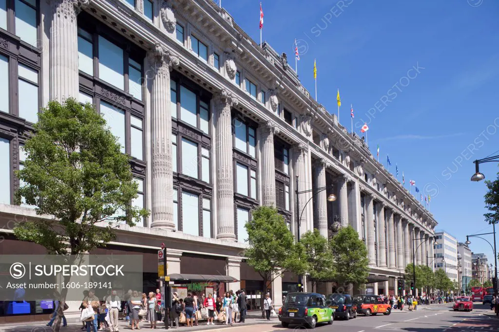 England, London, Oxford Street, Selfridges Department Store