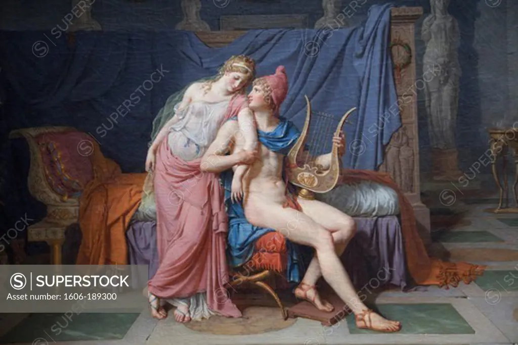 France, Paris, Louvre, Les Amours de Paris et d'Helene by Louis David