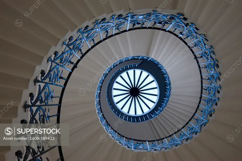 England, London, Greenwich, The Queens House, The Tulip Stairs