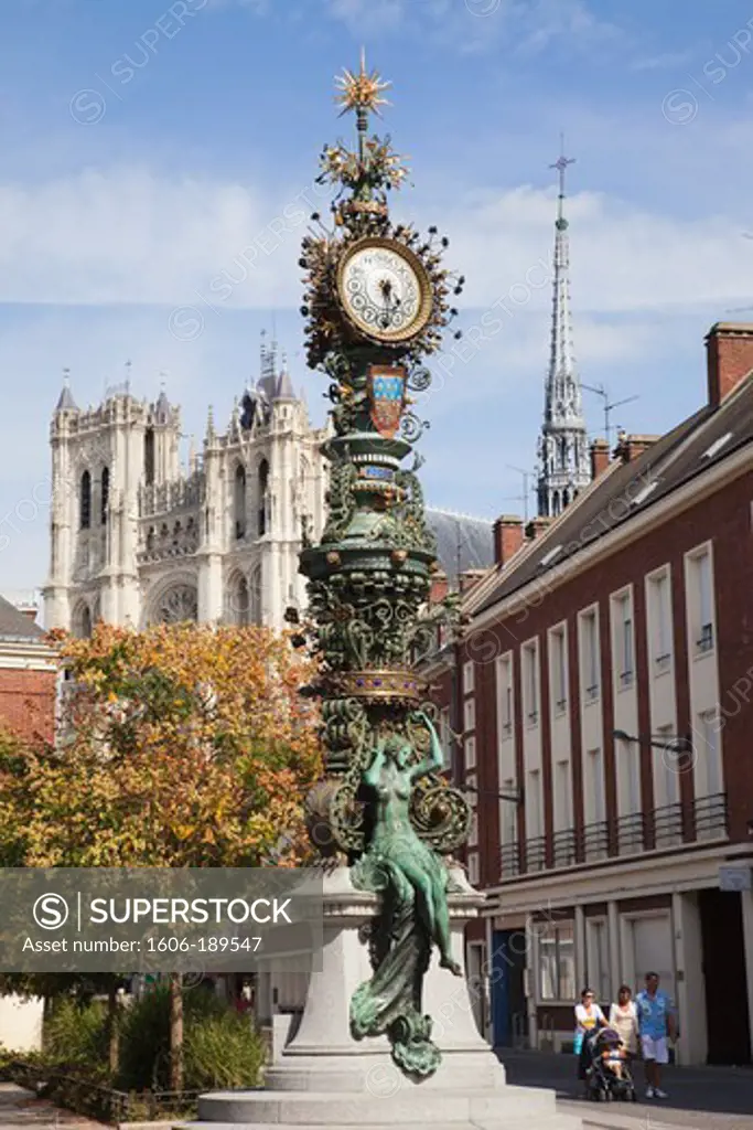 France, Picardy, Amiens, The Clock Tower