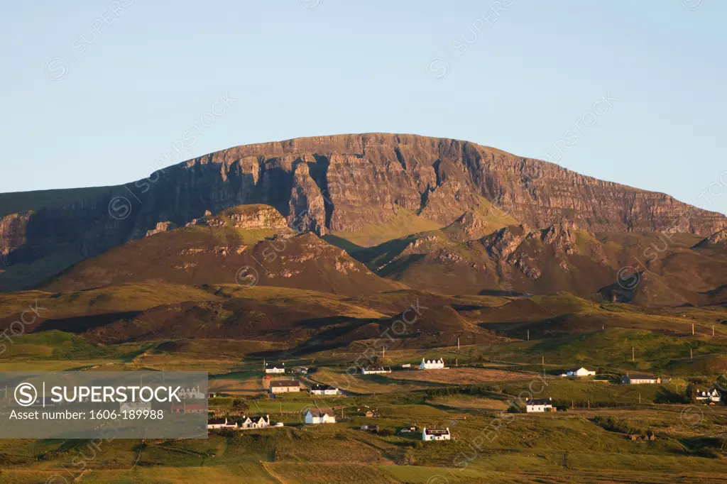 Scotland, Inner Hebrides, Isle of Skye, The Quiraing Mountain Range