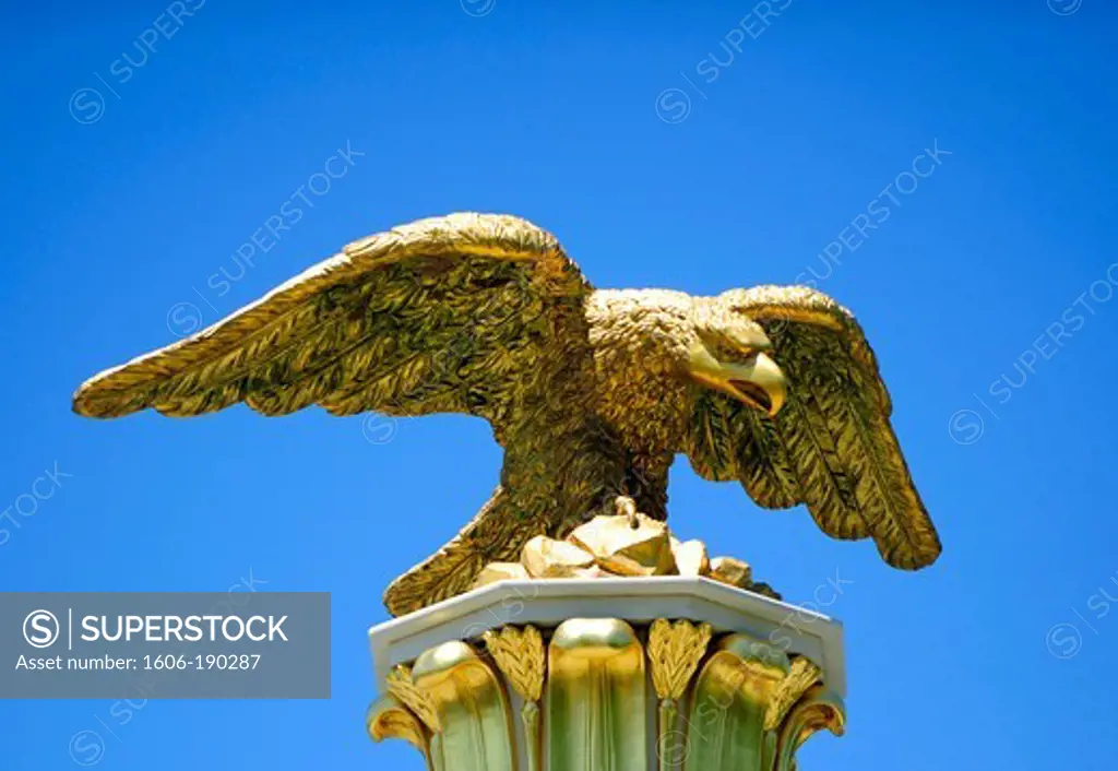 United States,USA,Pennsylvania,a stony eagle in Philadelphia
