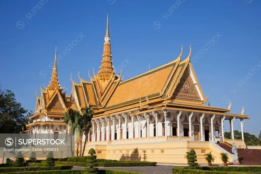Cambodia, Phnom Penh, The Royal Palace, The Throne Hall