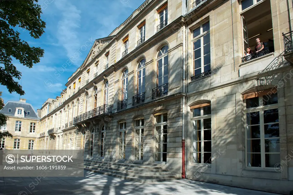 Paris 6th district - Facade of the Hotel of Vendôme become École des Mines(French engineering school) (or École Nationale Supérieure des Mines)
