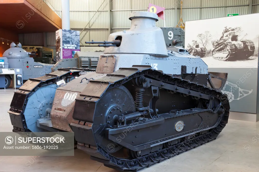 England,Devon,Bovington,The Tank Museum,The Renault FT-17 Tank