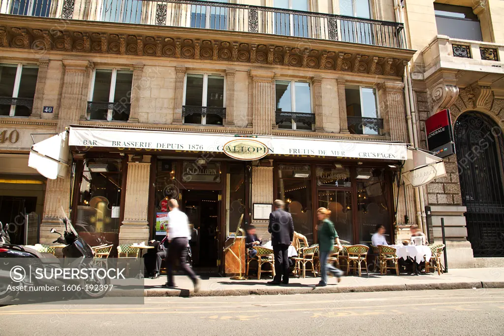 France, Paris, Restaurant Le Gallopin