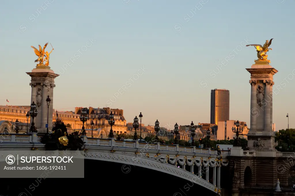 France, Paris, Pont Alexandre Iii