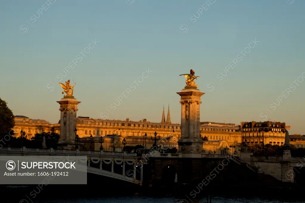 France, Paris, Pont Alexandre Iii