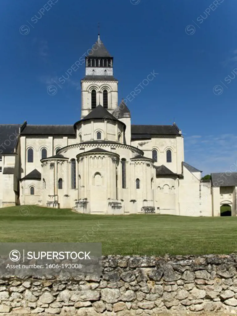 France, Maine Et Loire, Fontevraud Abbey, Apse Of The Abbey-Church