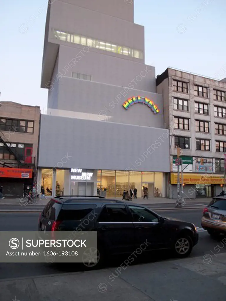 USA, New York City, Bowery District, New Museum Of Contemporary Art