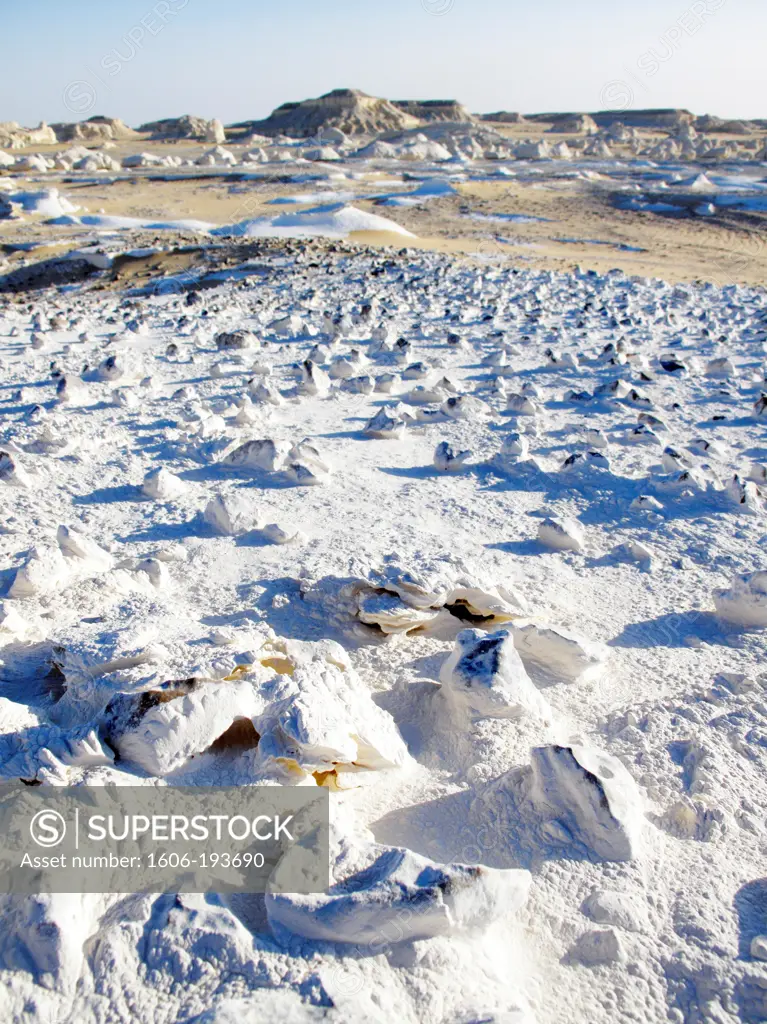 Egypt, White Desert, Valley Of The Imagination, Closeup On Concretions