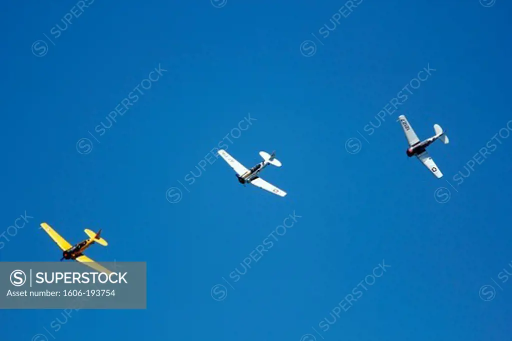 France, Essonne, La Ferte Alais, Airshow 2012. Focus On Airplanes Zero