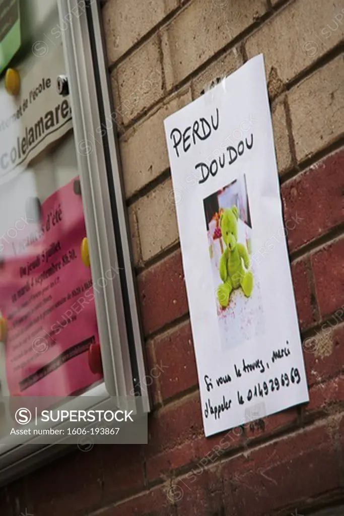 Poster, Teddy Bear Wanted