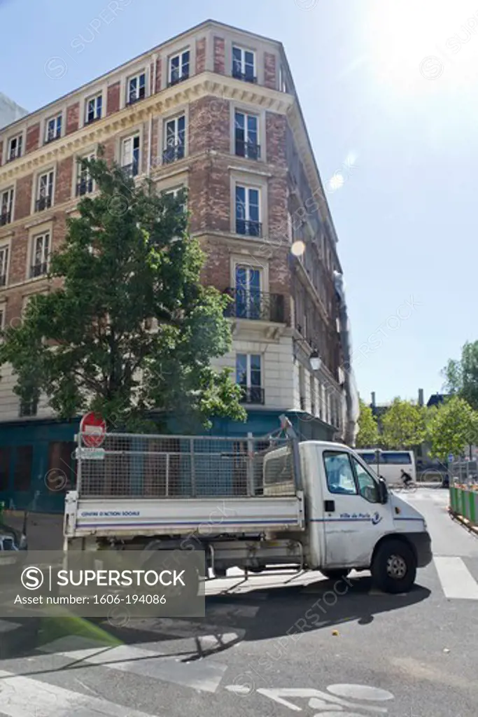 France, Paris, Truck Of The City Of Paris
