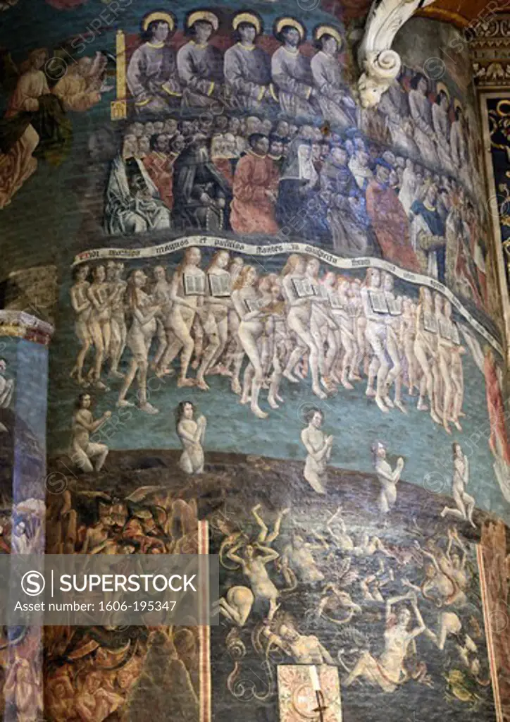 France, Tarn, Albi, The Episcopal City, Listed As World Heritage By Unesco, St Cecile Cathedral, The Last Judgement