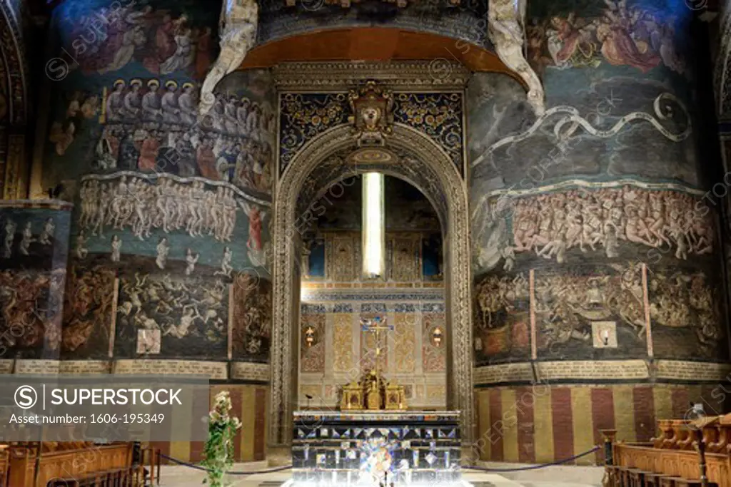 France, Tarn, Albi, The Episcopal City, Listed As World Heritage By Unesco, St Cecile Cathedral, The Last Judgement