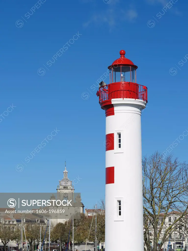 France. Charente Maritime. La Rochelle. The Old Port. The Lighthouse.