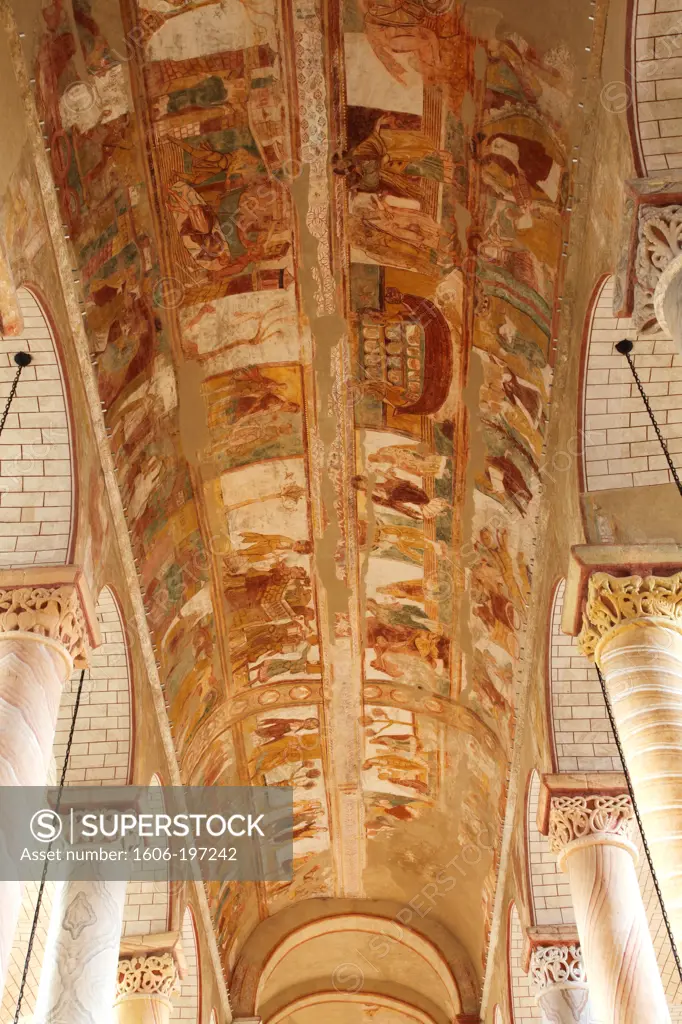 France, Poitou-Charentes, Vienne (86), Saint Savin Abbey Church (Unesco World Heritage)