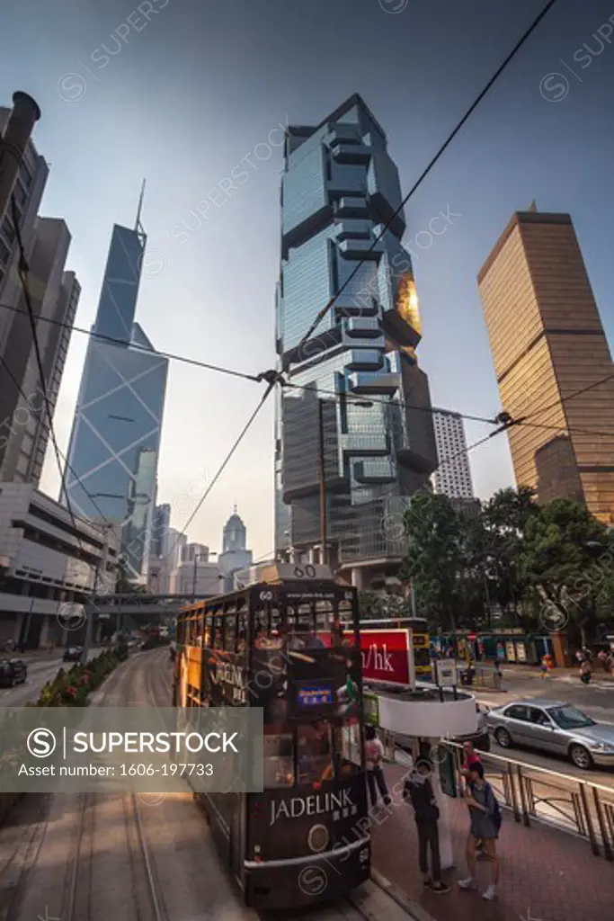 Hong Kong, Central District, Tramway, Lippo Towers