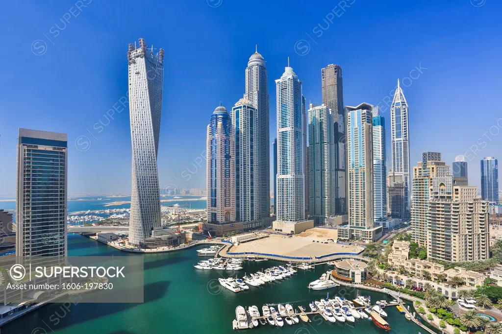 United Arab Emirates (Uae), Dubai City, Dubai Marina, Infinty Bldg.
